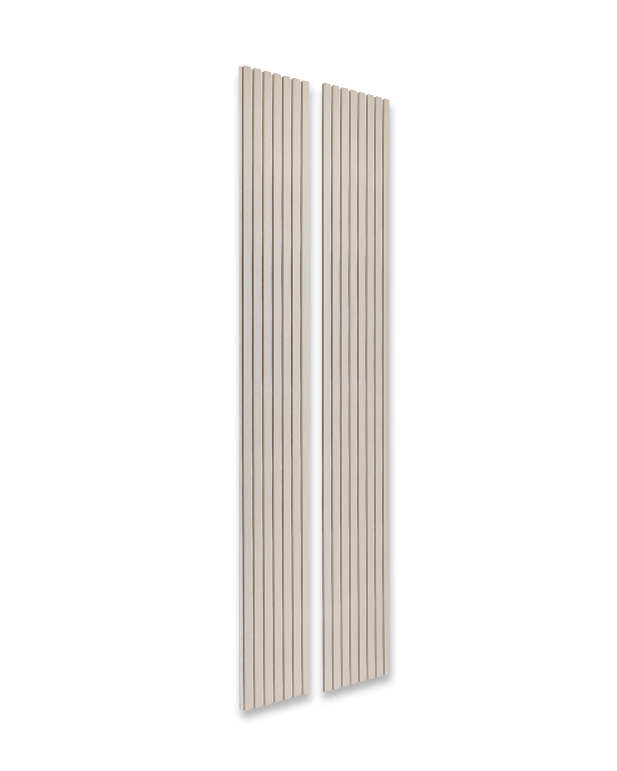 Akupanel | Acoustic Panel / Colored, Soft Linen, Light Beige Felt, 240 x 60 cm